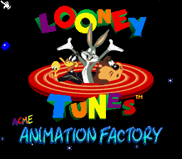 ACME Animation Factory (USA) Title Screen